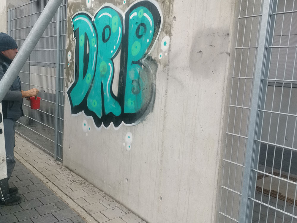 Graffiti entfernen lassen